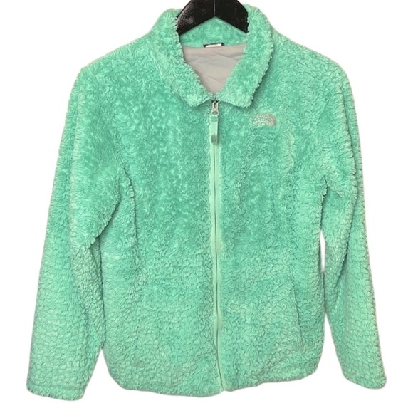 The North Face Women's Mint Green Osito Full Zip Soft Fleece Jacket Size Small - Picture 1 of 15